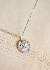Sara Silver Pendant - Letters Q to Z