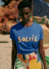 Soleil Manuscrit T-Shirt - Sézane x G.KERO - Pink Creation