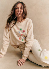 Amour Libre Oiseau Sweatshirt - Sézane x Pangea