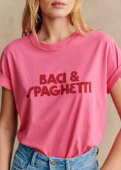 Baci & Spaghetti T-Shirt - Pink Creation