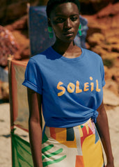Soleil Manuscrit T-Shirt - Sézane x G.KERO - Pink Creation