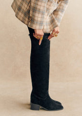 Molly Low Thigh-High Boots