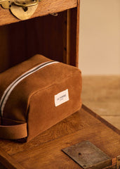Twyman Leather Toiletry Bag