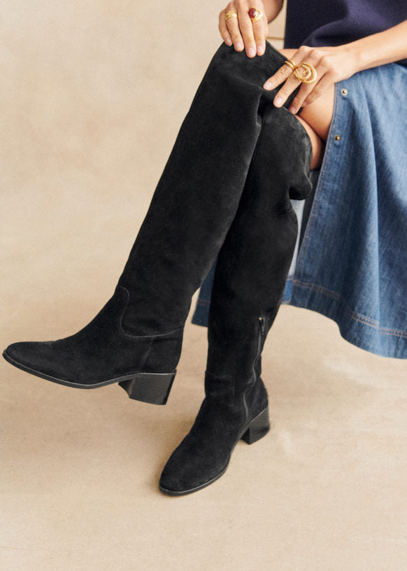 Molly Low Thigh-High Boots