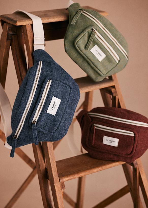 Ember Woolen crossbody pouch