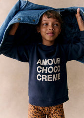Amour Choco Crème Sweat-Shirt