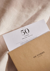 Gift Card 50 EUR - Octobre Editions