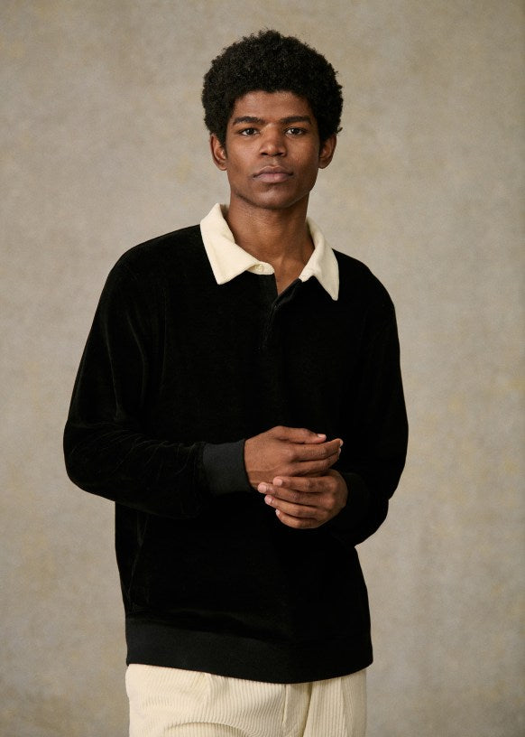 Nichols Velours Sweat-Shirt