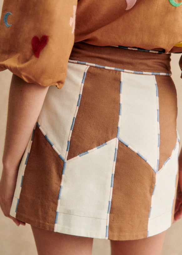 Gwenda Skirt - Sézane x Pangea