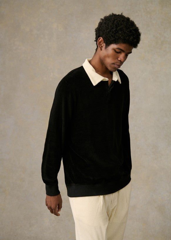 Nichols Velours Sweat-Shirt