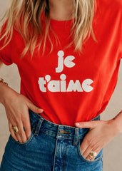 Je t'aime  T-Shirt - Pink Creation