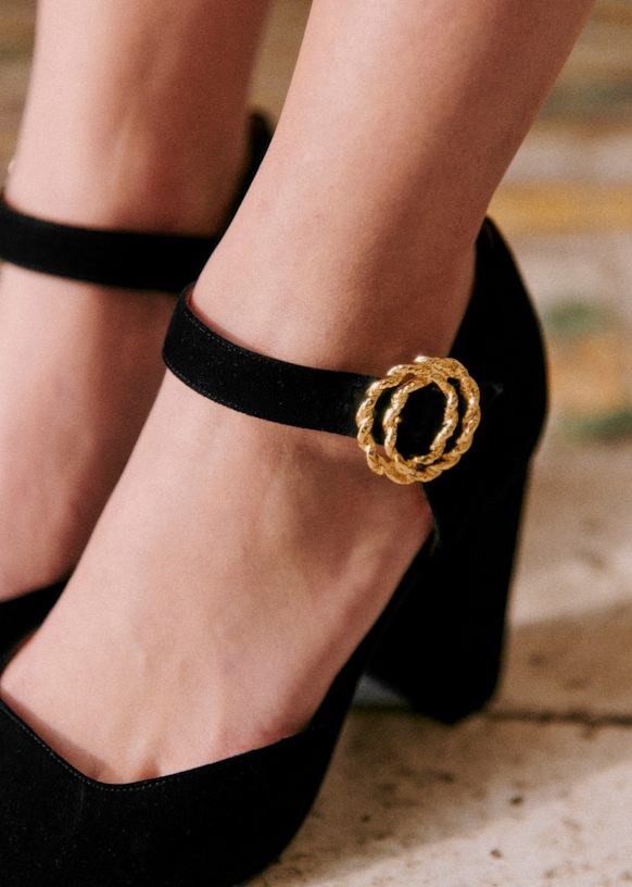 Fara High Heeled Mary Janes