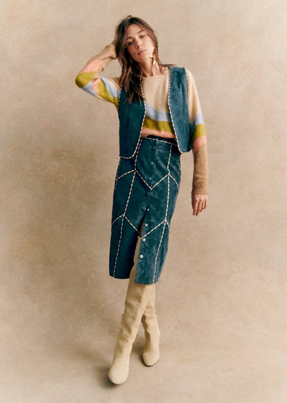Alexane Skirt - Sézane x Pangea