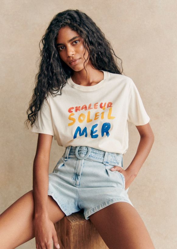 Chaleur Soleil Mer T-Shirt - Sézane x G.KERO
