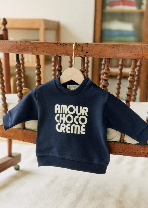 Amour Choco Crème Sweat-Shirt