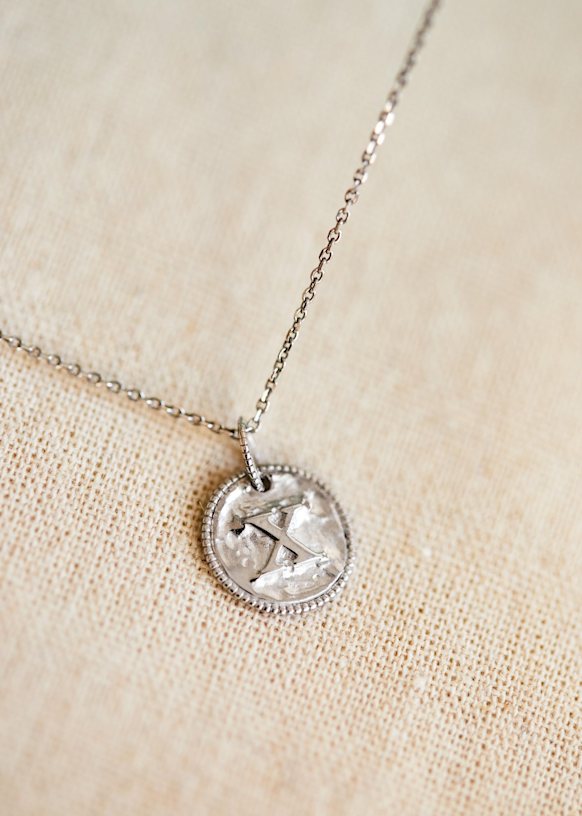 Sara Silver Pendant - Letters Q to Z
