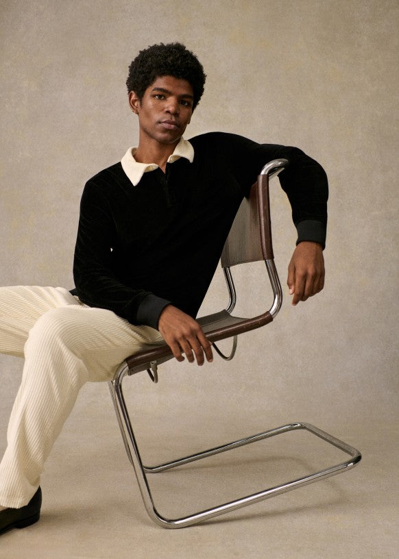 Nichols Velours Sweat-Shirt