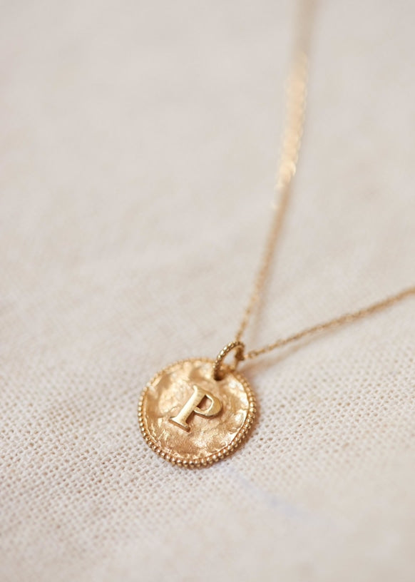 Sara Pendant 9-carat gold - Letters I to P