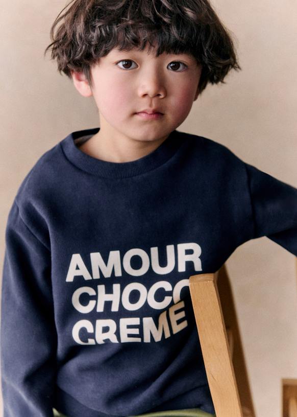 Amour Choco Crème Sweat-Shirt