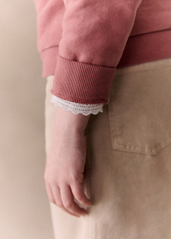 Amour Choco Crème Sweat-Shirt