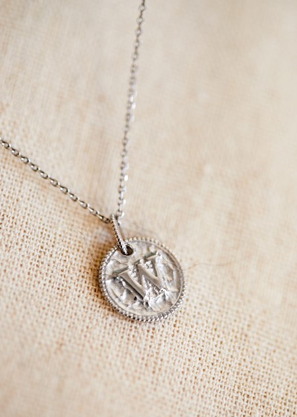 Sara Silver Pendant - Letters Q to Z